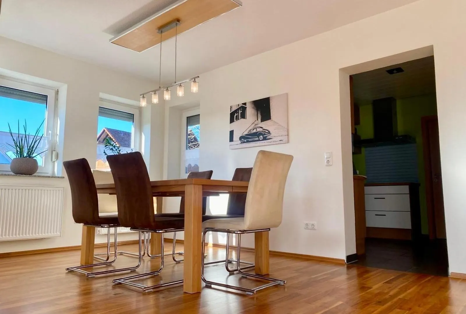 Ferienwohnung Casa Terrazza Stadtlauringen 아파트